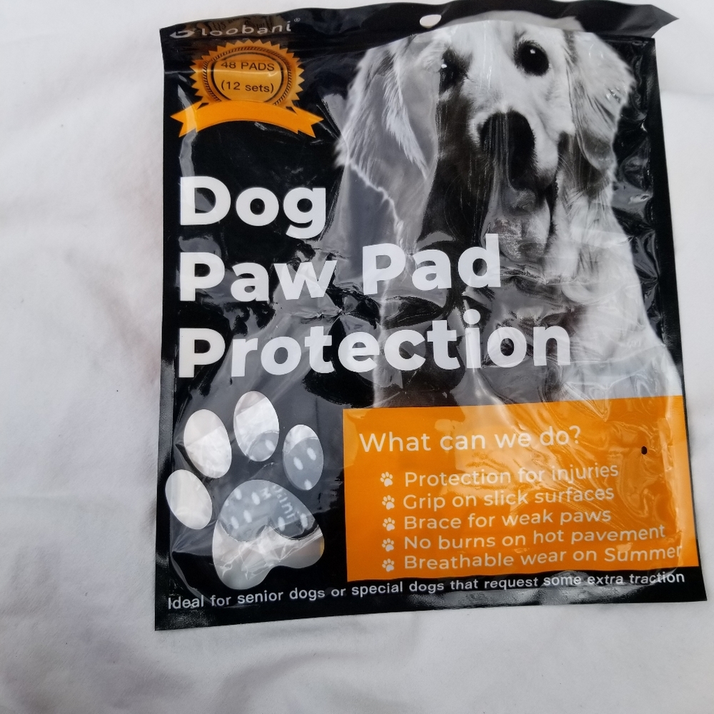 LOOBANI 12 SETS Dog Paw Protector Pads